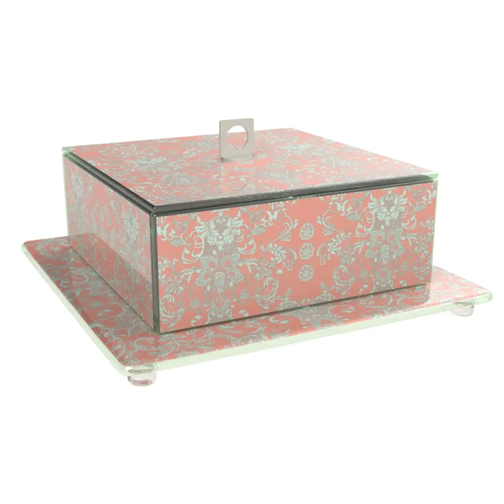 Cloche Food Cover in Misty Blue - Welcome Amenities - 3/4 View