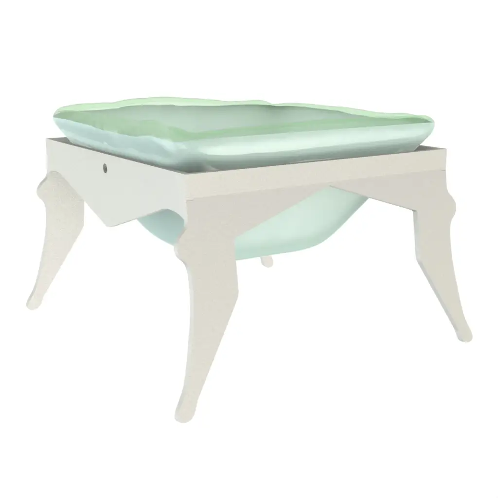 Condiment Dish in Misty Blue - Snacks Serveware - 3/4 View