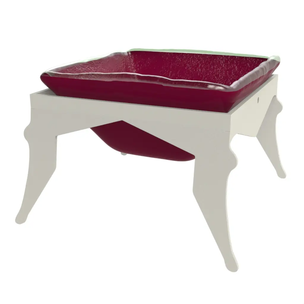 Condiment Dish in Ruby Red - Snacks Serveware - 3/4 View