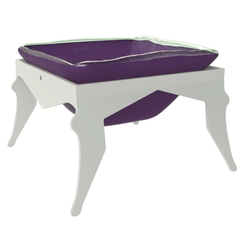 Condiment Serving Dish in Amethyst Purple - Snacks Serveware - 3/4 View