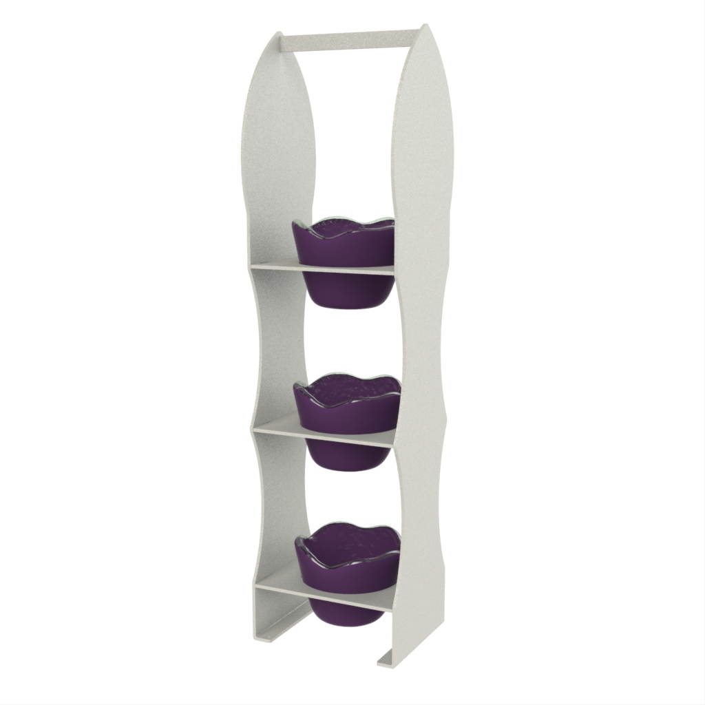 Condiment Serving Set in Amethyst Purple - Snacks Serveware - 3/4 View