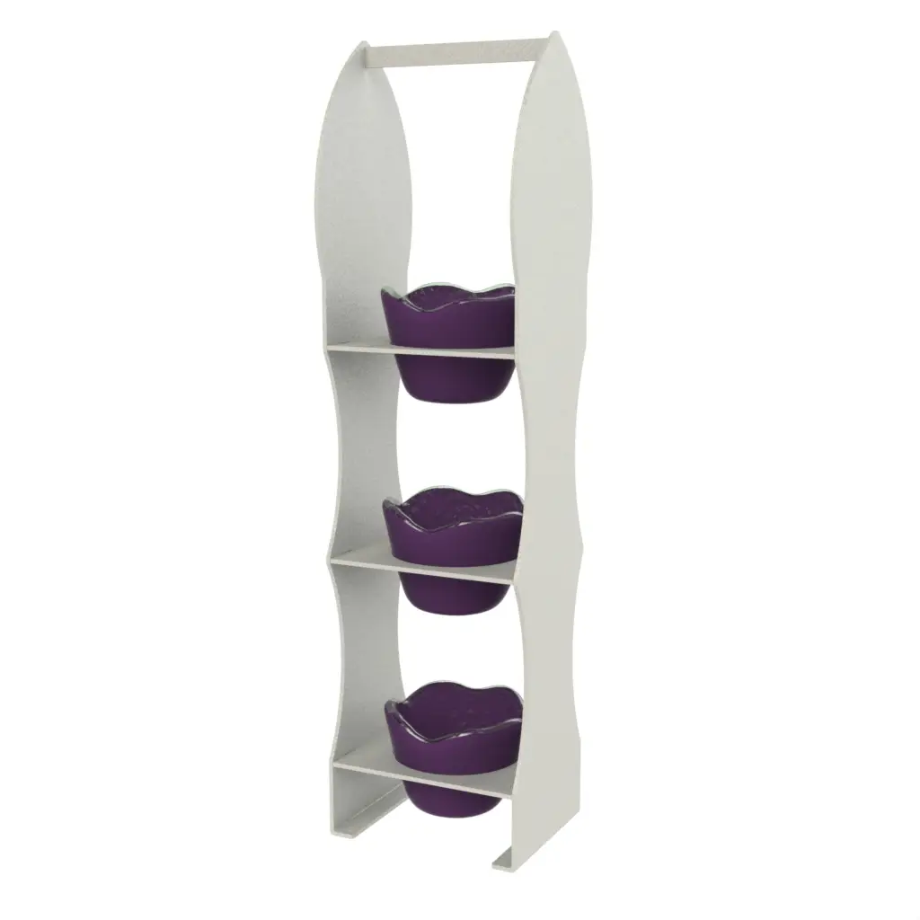 Condiment Serving Set in Amethyst Purple - Snacks Serveware - 3/4 View