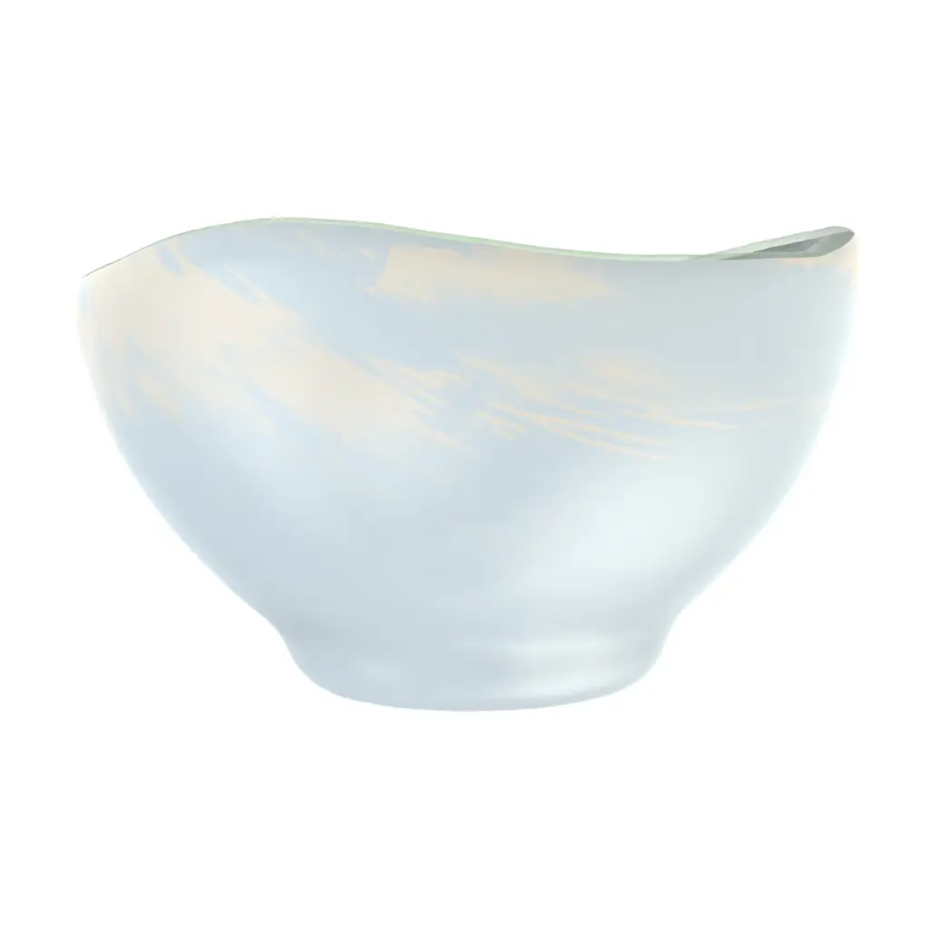 Deep Bowl in Light Blue - Restaurant Bowls - 3/4 View