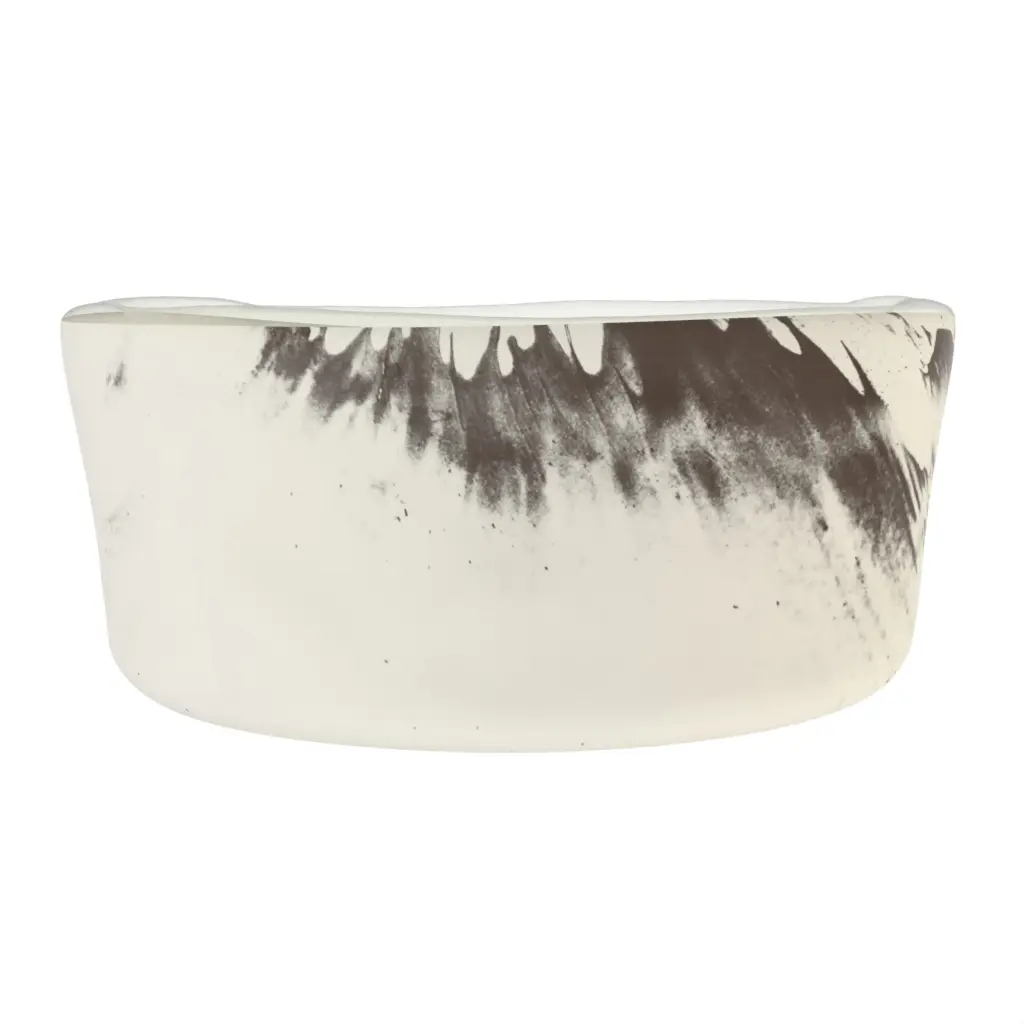 Deep Bowl in Birch White - Restaurant Bowls - 3/4 View