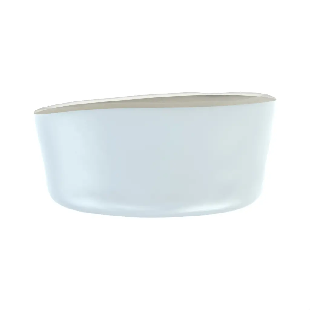 Deep Bowl in Birch White - Restaurant Bowls - 3/4 View