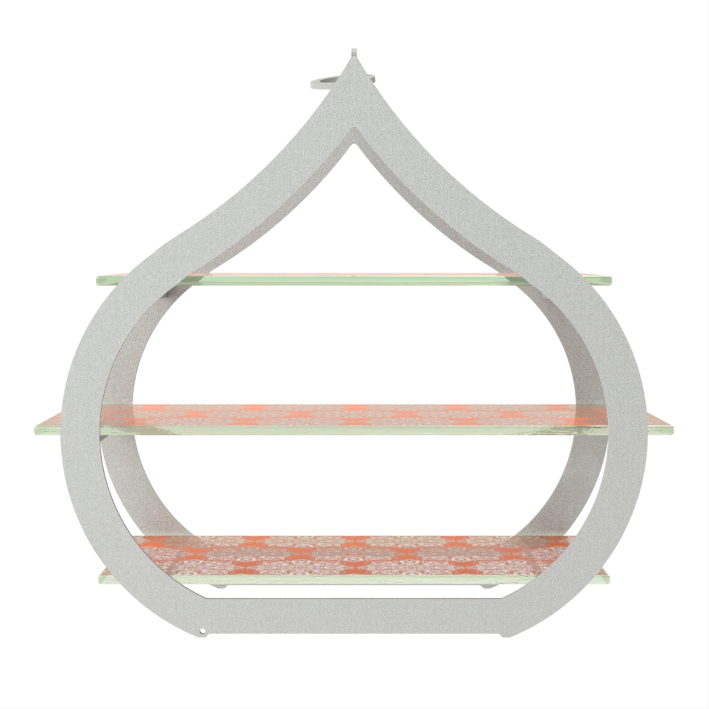 Dessert Stand - Tea Stands | MyGlassStudio - Side View