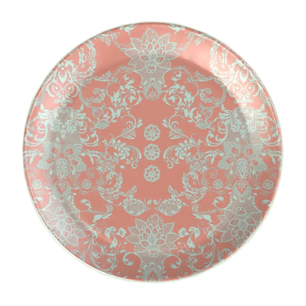 Dinner Plate Charger in Misty Blue - di - 3/4 View