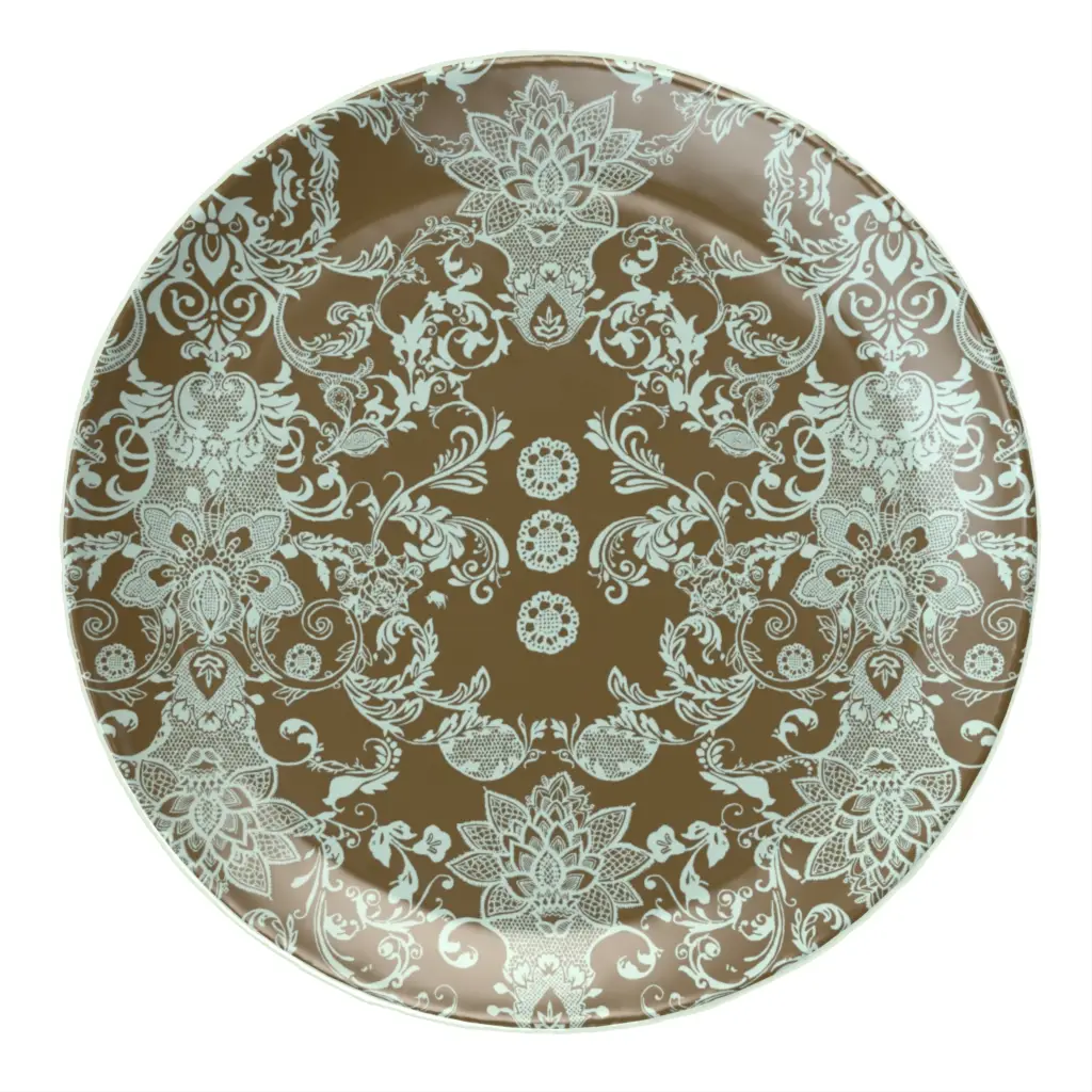 Dinner Plate Charger in Misty Blue - di - 3/4 View