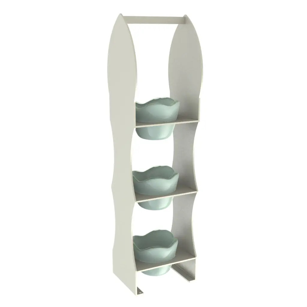 Dip Bowl Set in Misty Blue - Snacks Serveware - 3/4 View
