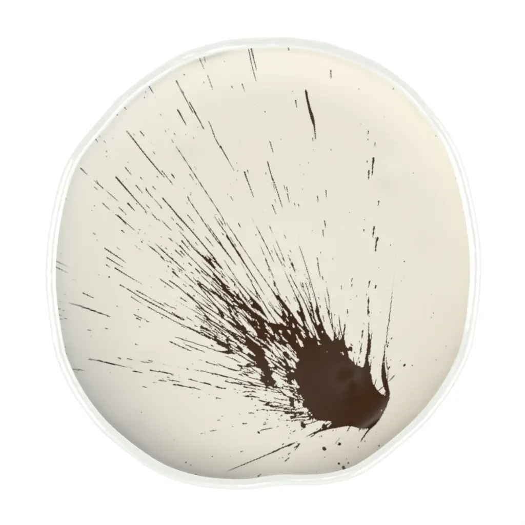 Modern Appetizer Plate in Birch White - Side Plates - 3/4 View