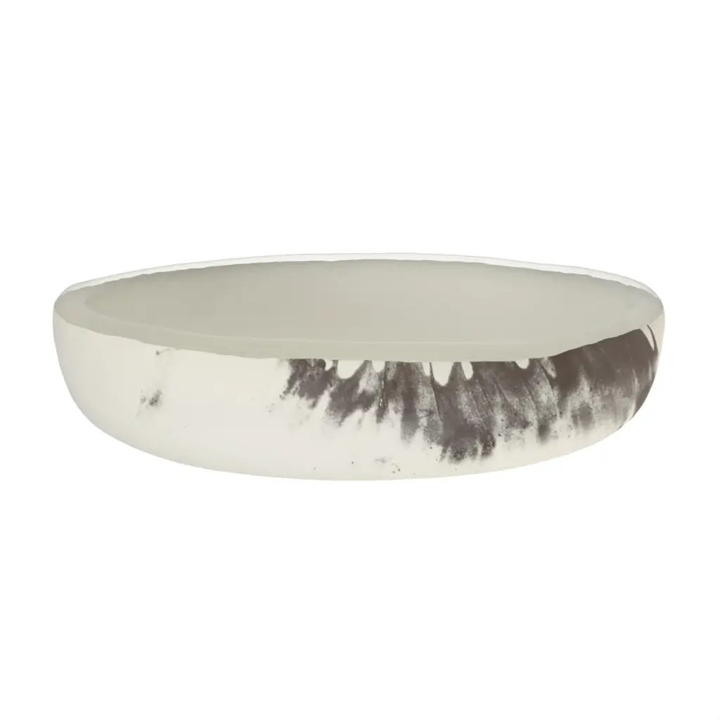 Olive Dish in Birch White - Snacks Serveware - 3/4 View