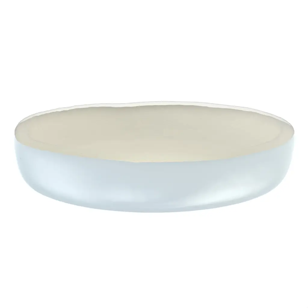 Olive Dish in Birch White - Snacks Serveware - 3/4 View
