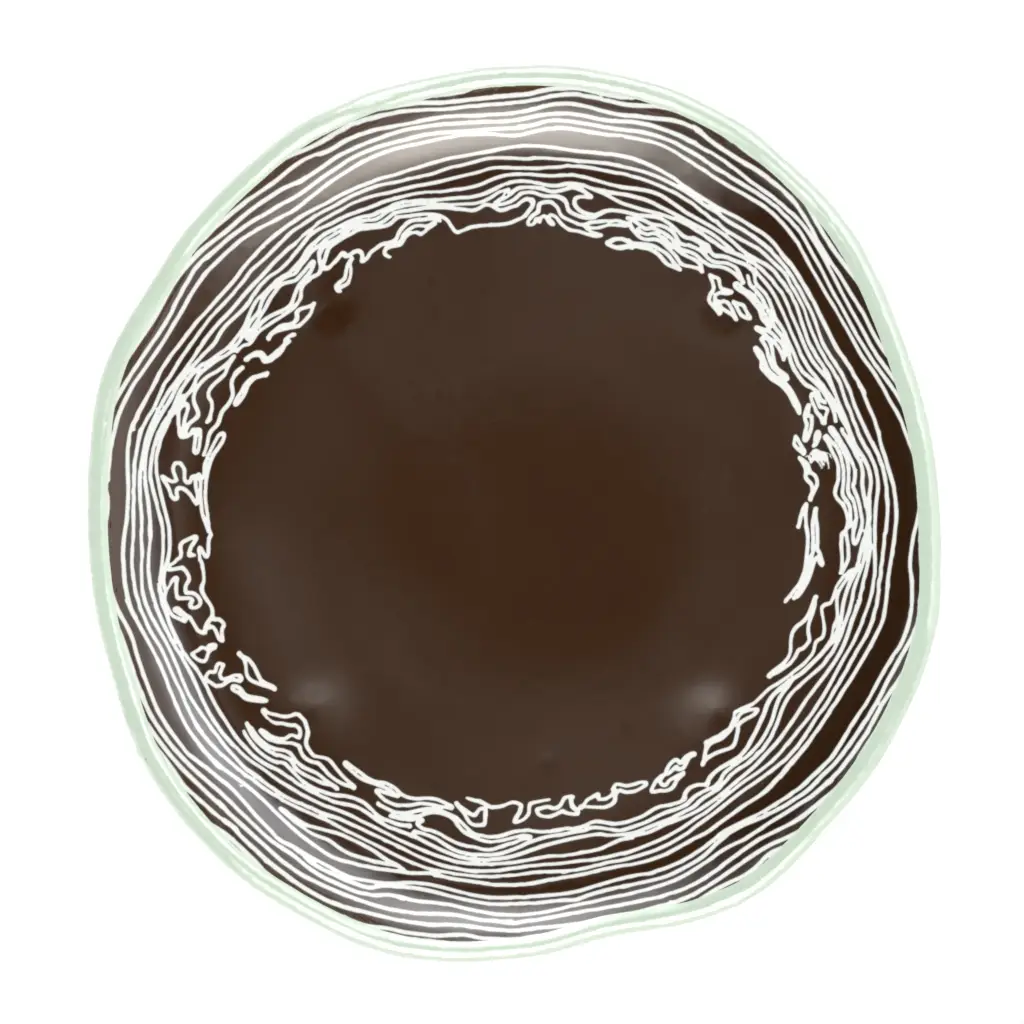 Restaurant Appetizer Plate in Golden Brown - Side Plates - 3/4 View