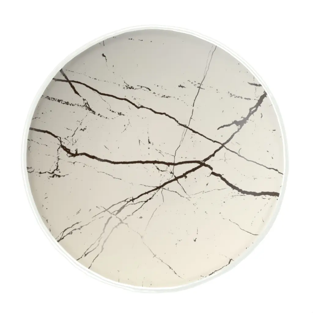 Restaurant Dinner Plate in Birch White - Restaurant Plates - 3/4 View