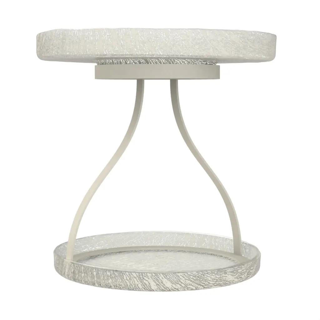 Seafood Tower Set in Birch White - Specialty Serveware - 3/4 View
