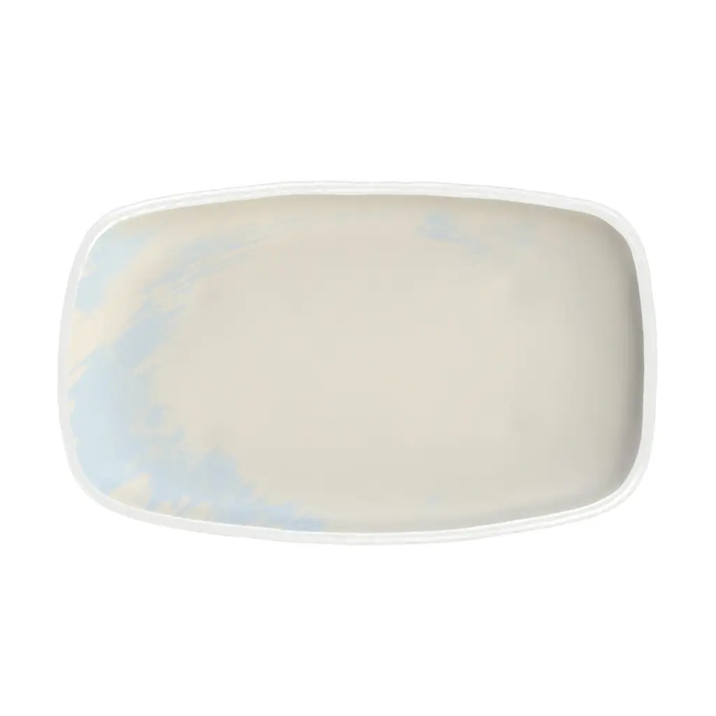 Tapas Plate in Birch White - Side Plates - 3/4 View