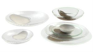 Coupe Plates Dinnerware, Naturals Color Scheme