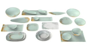 Mix and Match Dinnerware, Beach Glass Color Scheme
