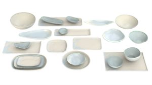 Mix and Match Dinnerware, Cloud Dancer Color Scheme