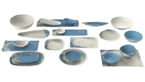 Mix and Match Dinnerware, Dusk Blue Color Scheme
