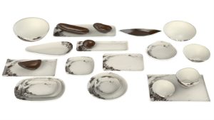Mix and Match Dinnerware, Mocha Mousse Color Scheme