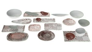 Mix and Match Dinnerware, Terracotta Color Scheme