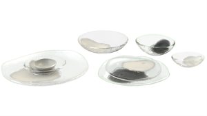 Organic Rim Dinnerware, Chanel Grays Color Scheme