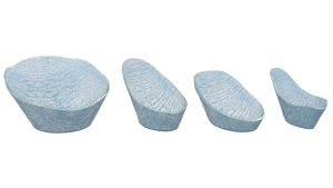 Slant cut, Dusk Blue, CR
