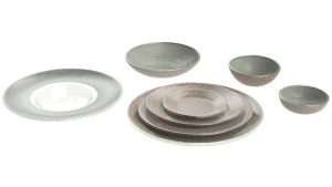 Wide Rim Dinnerware, Middle East Color Scheme