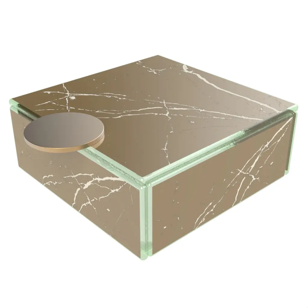 Bento Box Plates - Specialty Serveware | MyGlassStudio - 3/4 View