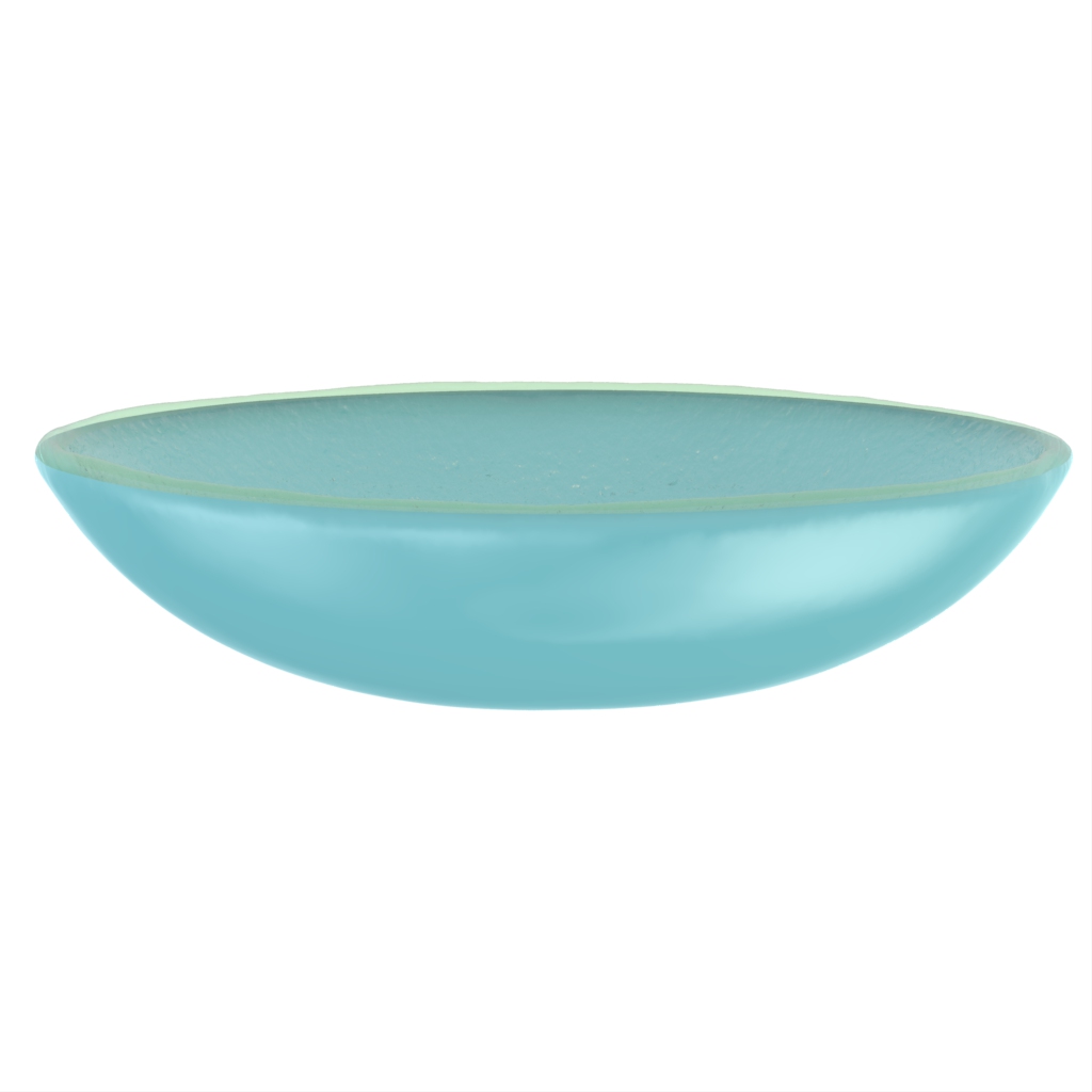 Unique Fruit Bowls - Welcome Amenities | MyGlassStudio - Side View