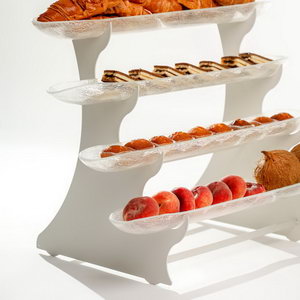 Boat shaped bowl in a sleek contemporary setting