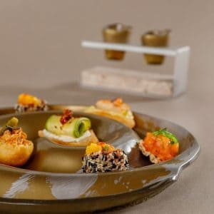 Stylish appetizer server