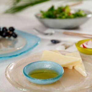 Dip bowls dipping bowls condiment bowls by MyGlassStudio — modern glass restaurant tableware