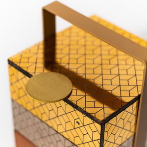 Modern bento box and 3 tier bento box in designer style by MyGlassStudio