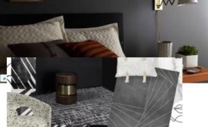 Dark gray dinner plates and dark gray dinnerware in glass by MyGlassStudio