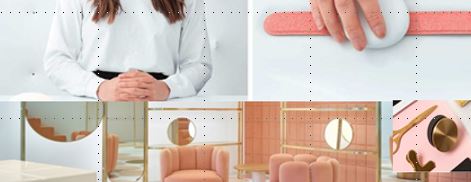 Pastel pink dinnerware in modern glass by MyGlassStudio