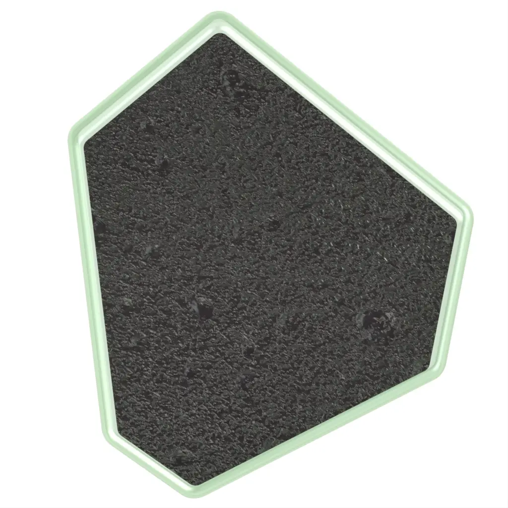 Butter Pat Plate in Black - Bread & Butter - 3/4 View