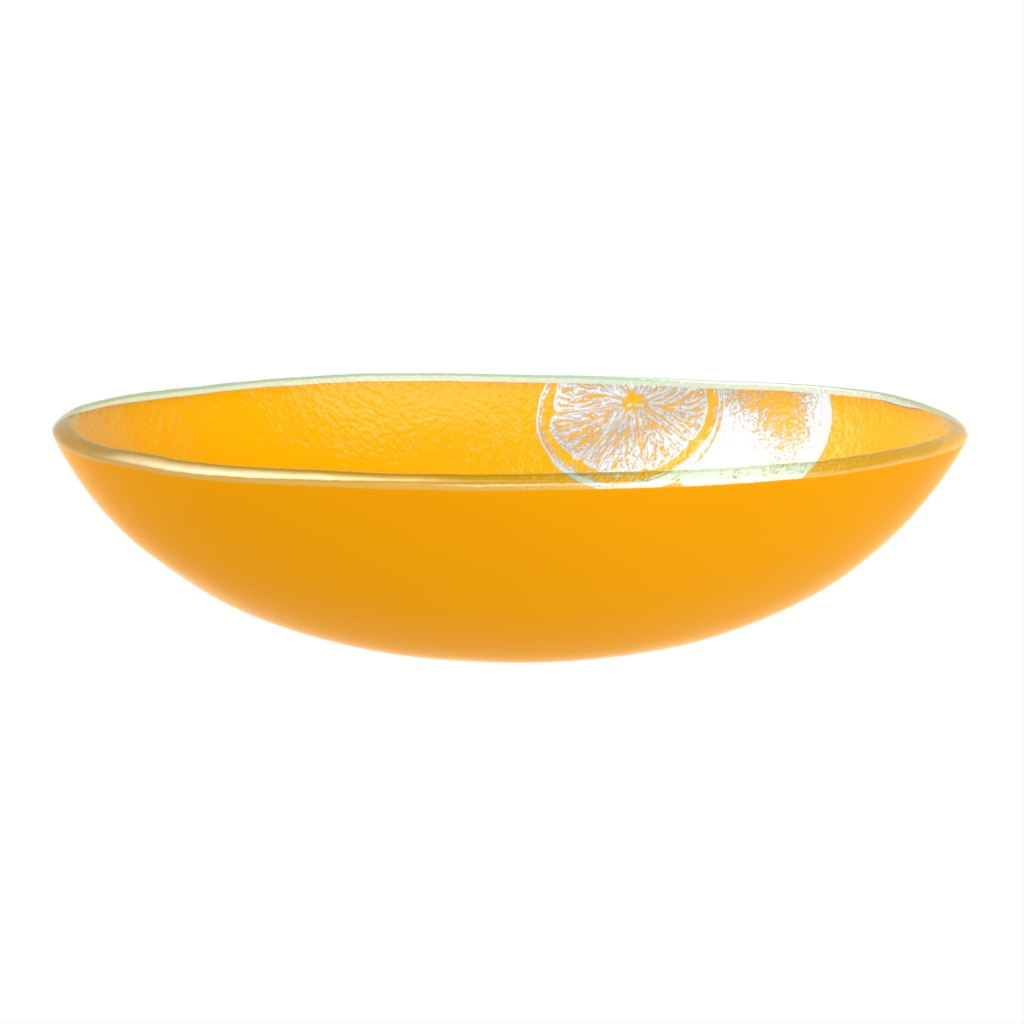 Deep Glass Bowls - Restaurant Bowls | MyGlassStudio - Side View