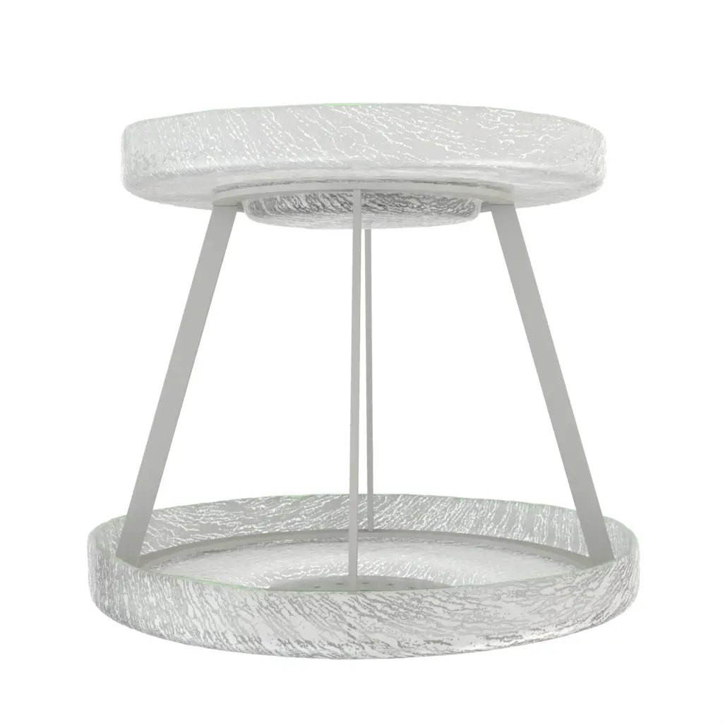 Seafood Tower Trays - Specialty Serveware | MyGlassStudio - 3/4 View