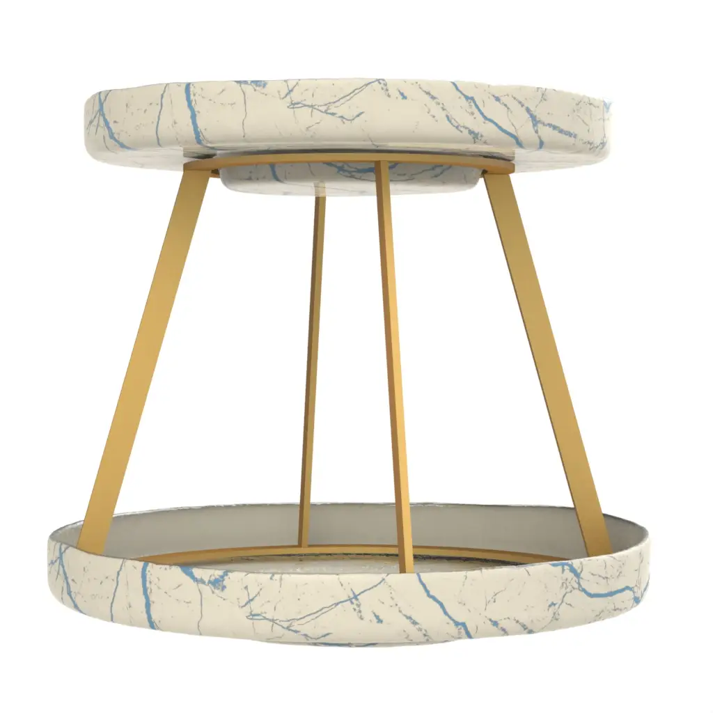 Seafood Tower Trays - Specialty Serveware | MyGlassStudio - 3/4 View