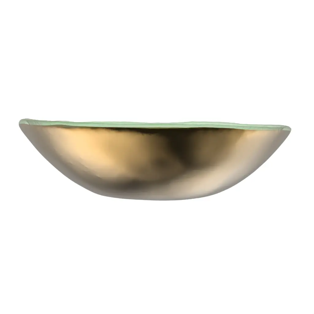 Small Dipping Bowl in Pure Gold - Restaurant Bowls - 3/4 View