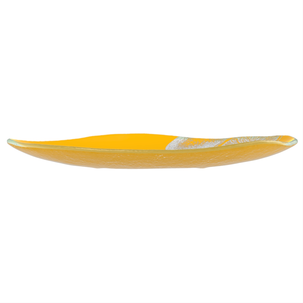 Unique Dinner Plates - Restaurant Plates | MyGlassStudio - Side View