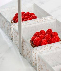 afternoon tea bento box glass hotel in-room dining room service MyGlassStudio