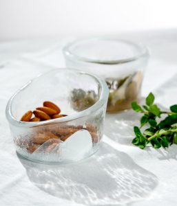 Artisan tableware glass crafted texture handmade designer MyGlassStudio