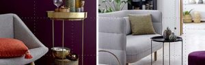 Purple and gold dinner plates modern purple dinner plates gold accents by MyGlassStudio for designer hotels
