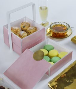 high tea bento box glass outdoor pool terrace resort afternoon tea MyGlassStudio