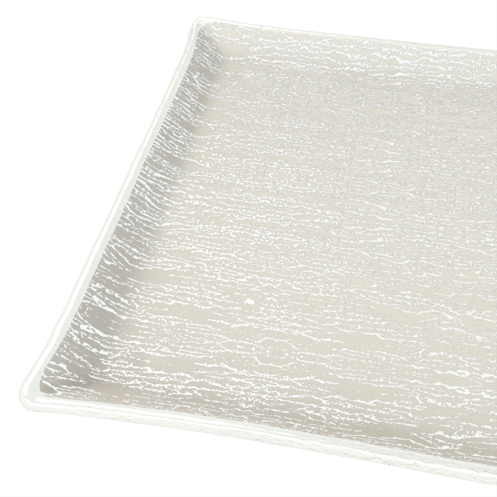 Large Serving Platter In Birch White - Buffet Serveware - Detail View