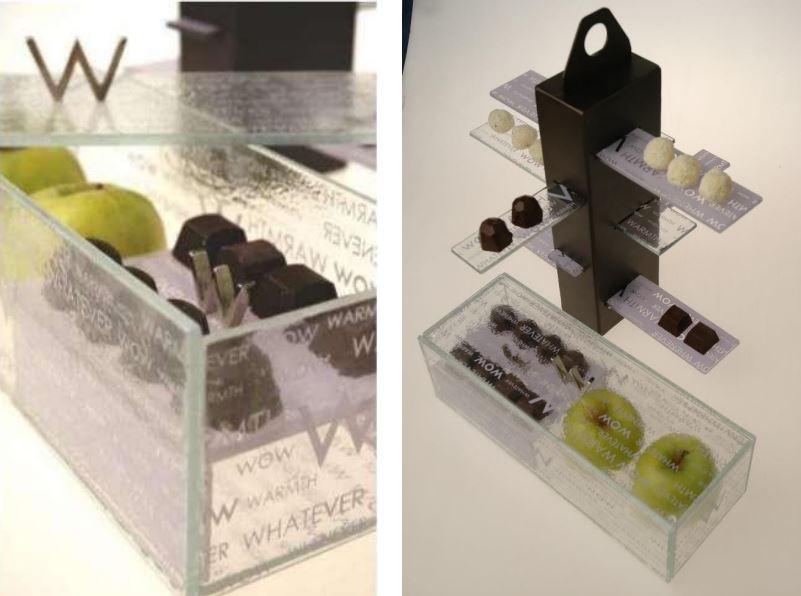 hotel branded dinnerware W Hotels bespoke glass collection MyGlassStudio