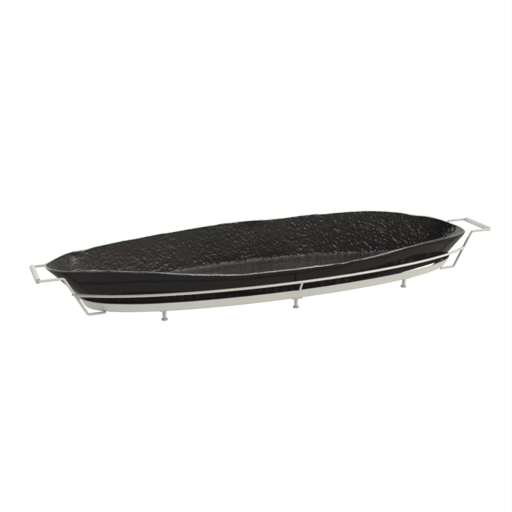 Extra Large Bowl in Black - Extra Large Serving Platters & Bowls - 3/4 View